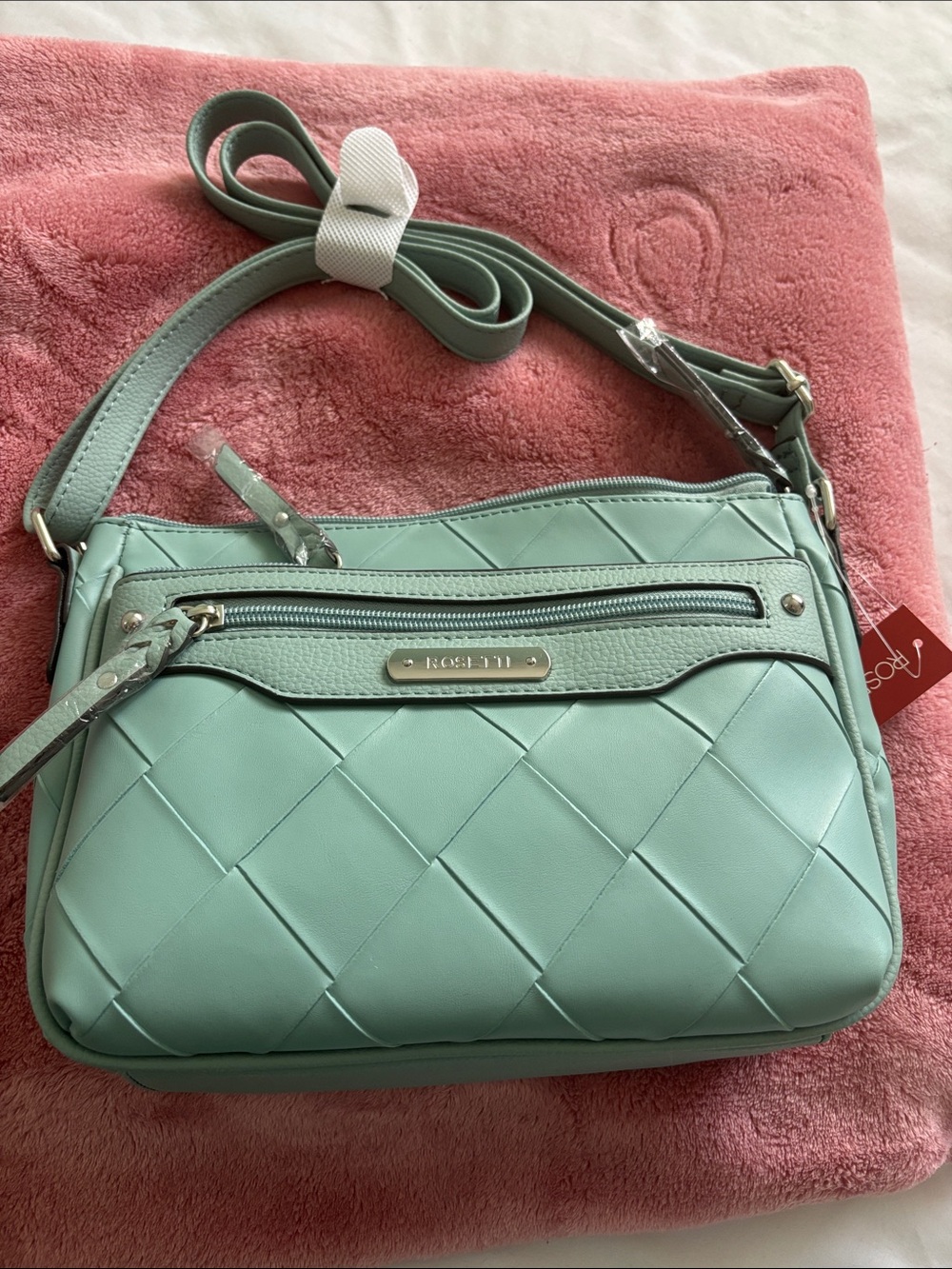 Kipling Quilted Crossbody Bag in Green NWT